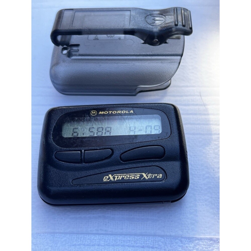 Motorola eXpress Xtra Numeric 900 Flex Pager. Working